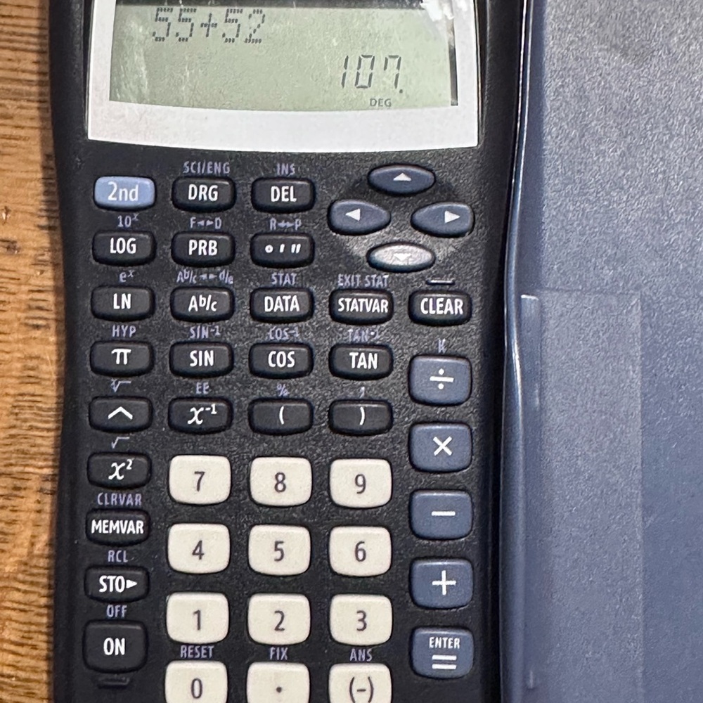 Texas Instruments TI 30X calculator - Picture 2 of 4